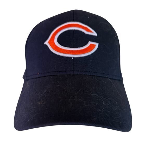Chicago Bears NFL Team Apparel Reebok Fitted Hat Cap With Embroidered Logo - Picture 2 of 10